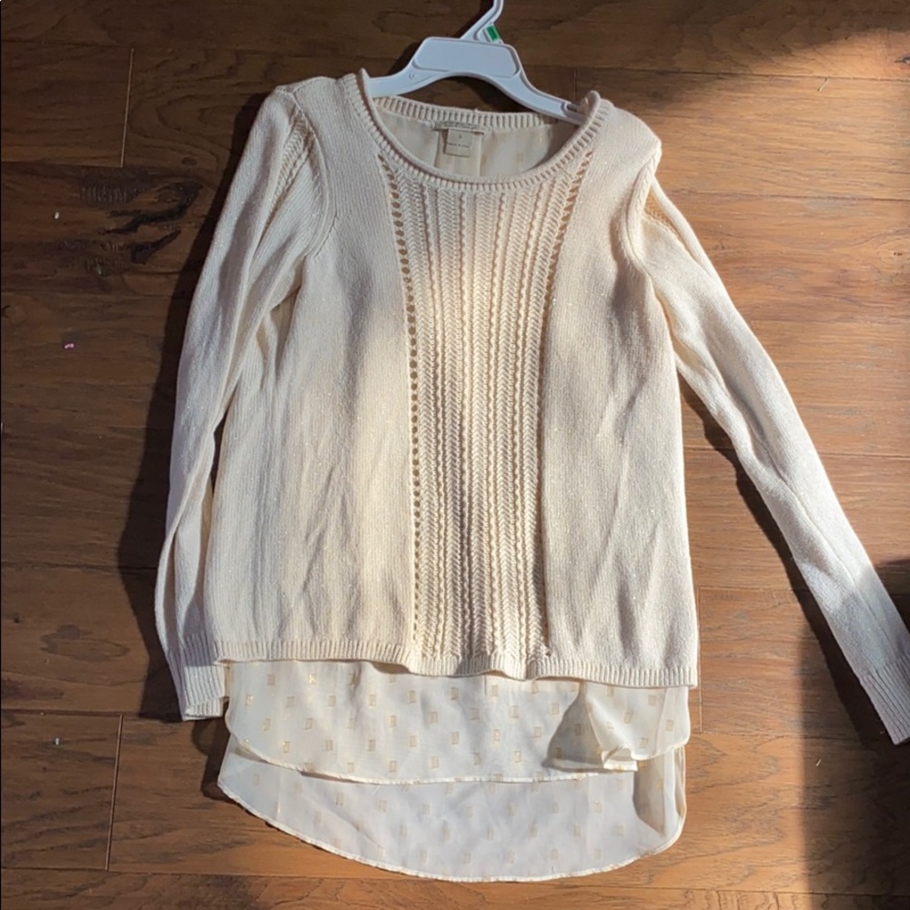 White Knit Sweater